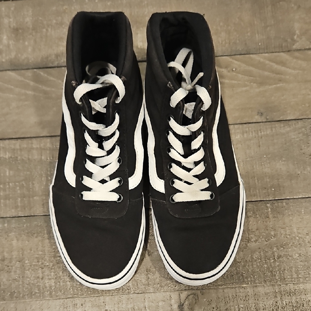 Vans Black and White Old Skool Sneakers